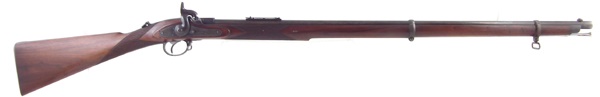 Westley Richards Monkey Tail Rifle with chequered stock